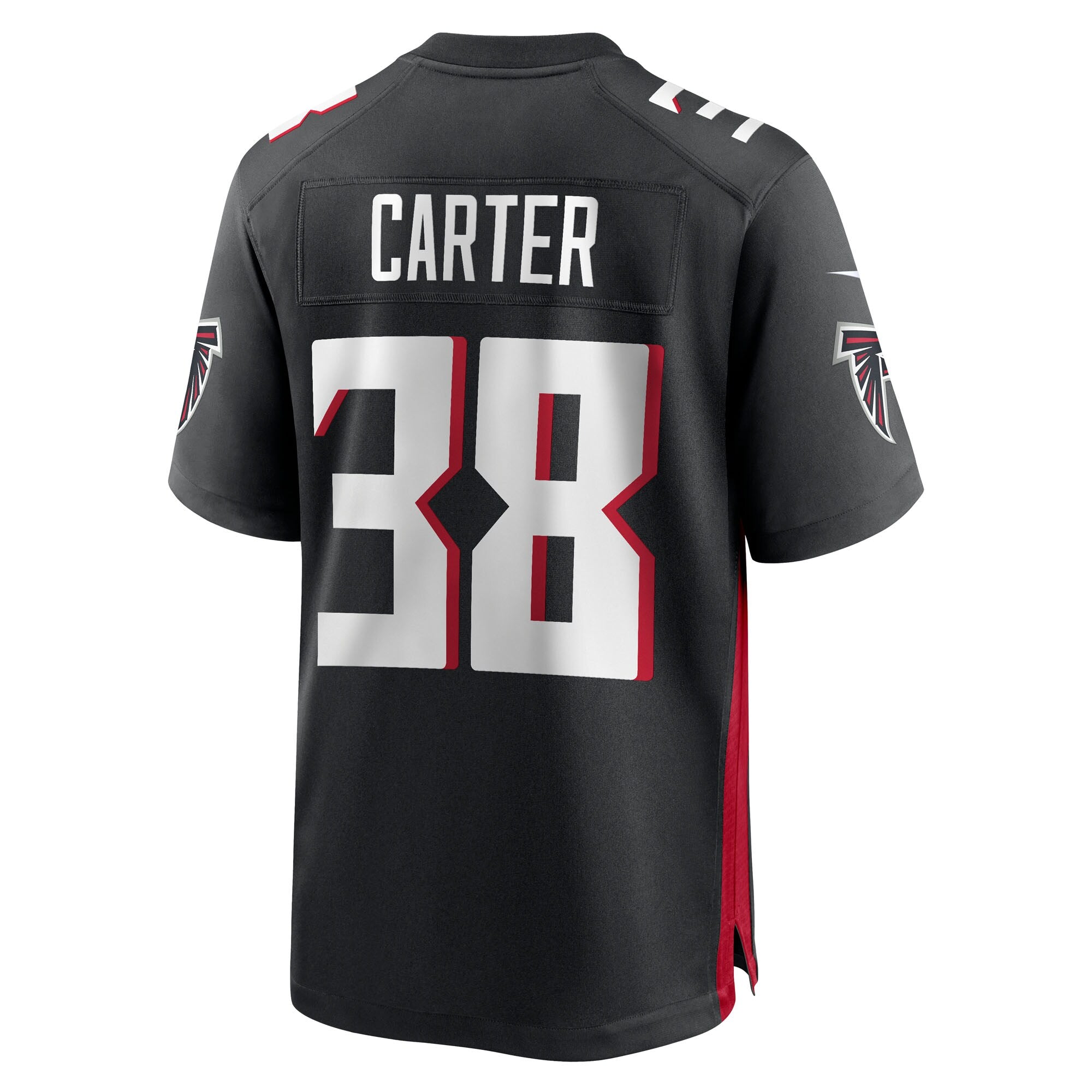 Nathan Carter Atlanta Falcons Nike Team Game Jersey -  Black