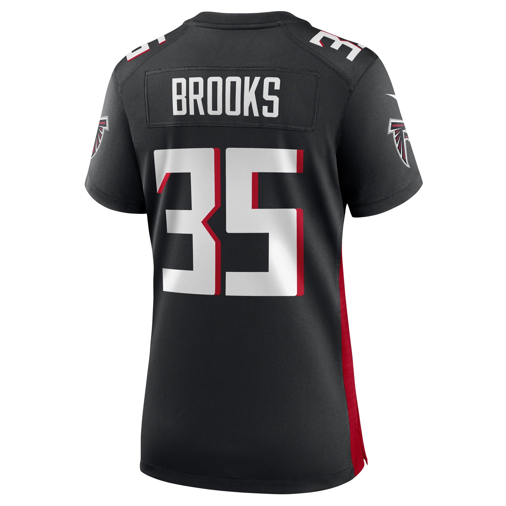 Natrone Brooks Atlanta Falcons Nike Women's Team Game Jersey -  Black