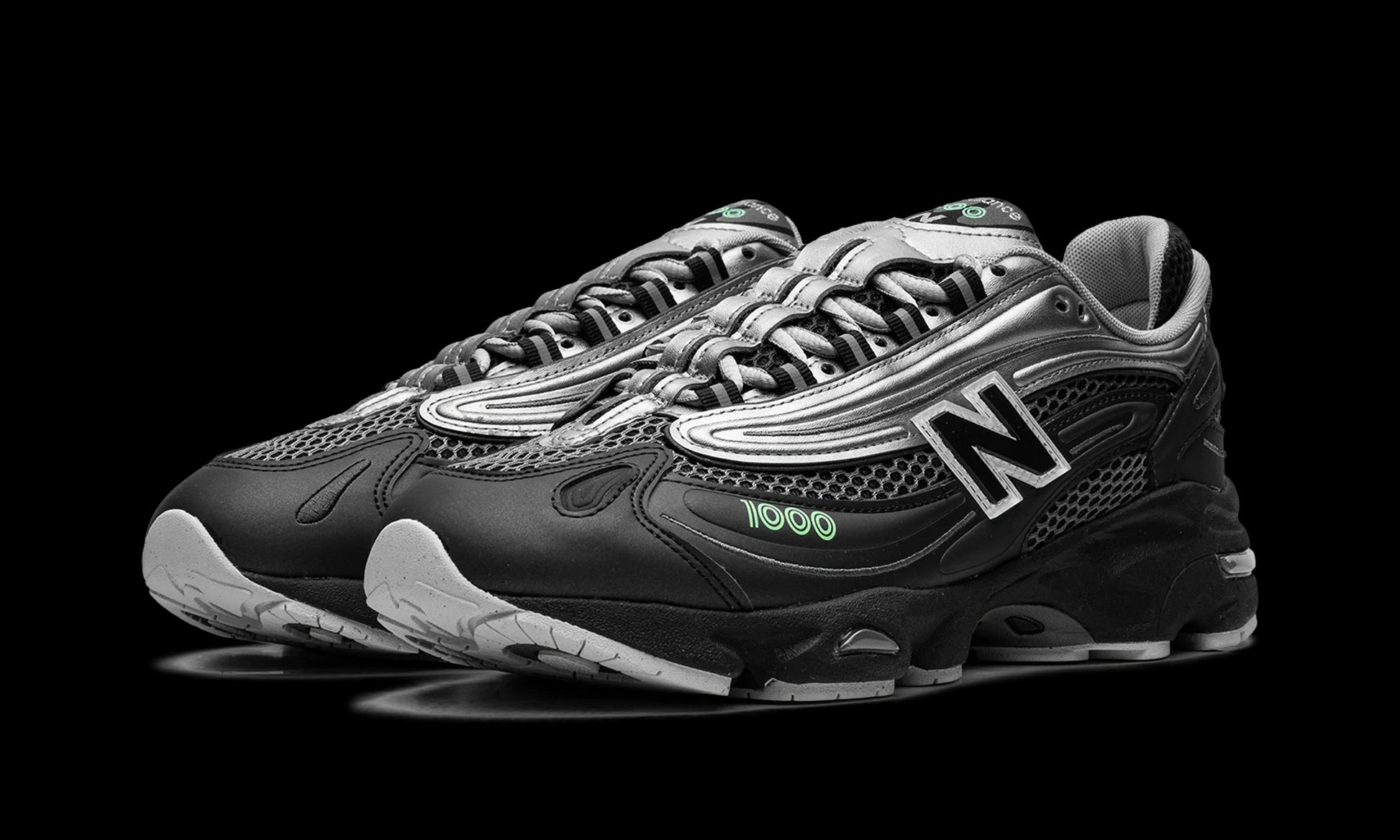 New Balance 1000 "Dark Silver Metallic/Lime Leaf" M1000T