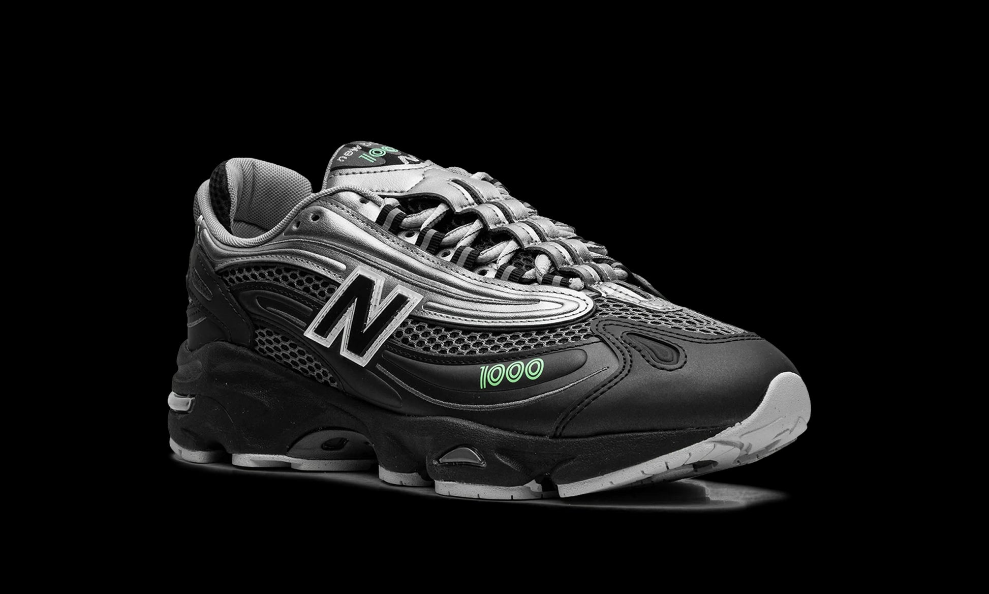 New Balance 1000 "Dark Silver Metallic/Lime Leaf" M1000T