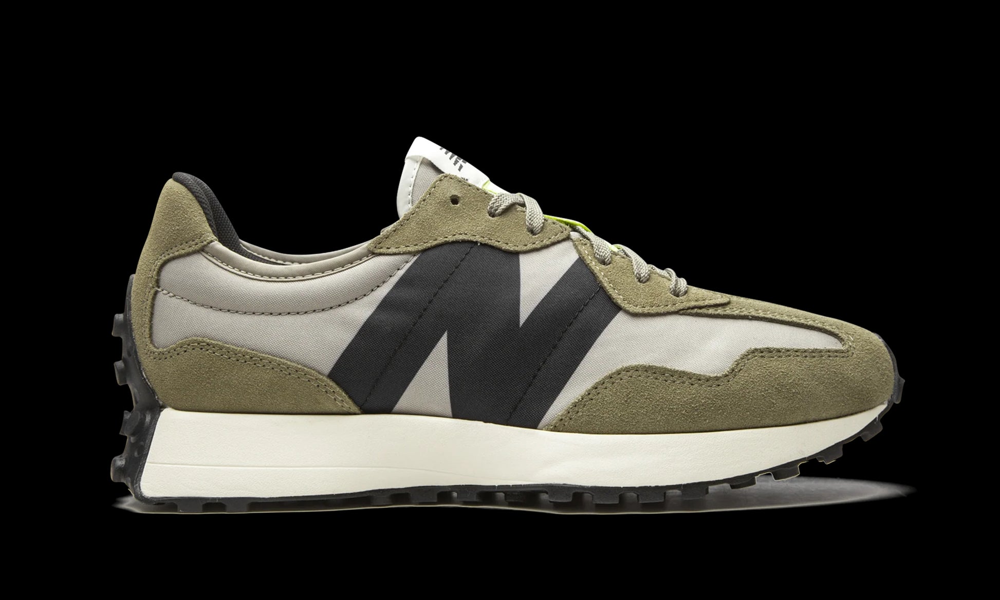 New Balance 327 "Aluminum / Covert Green" MS327IB