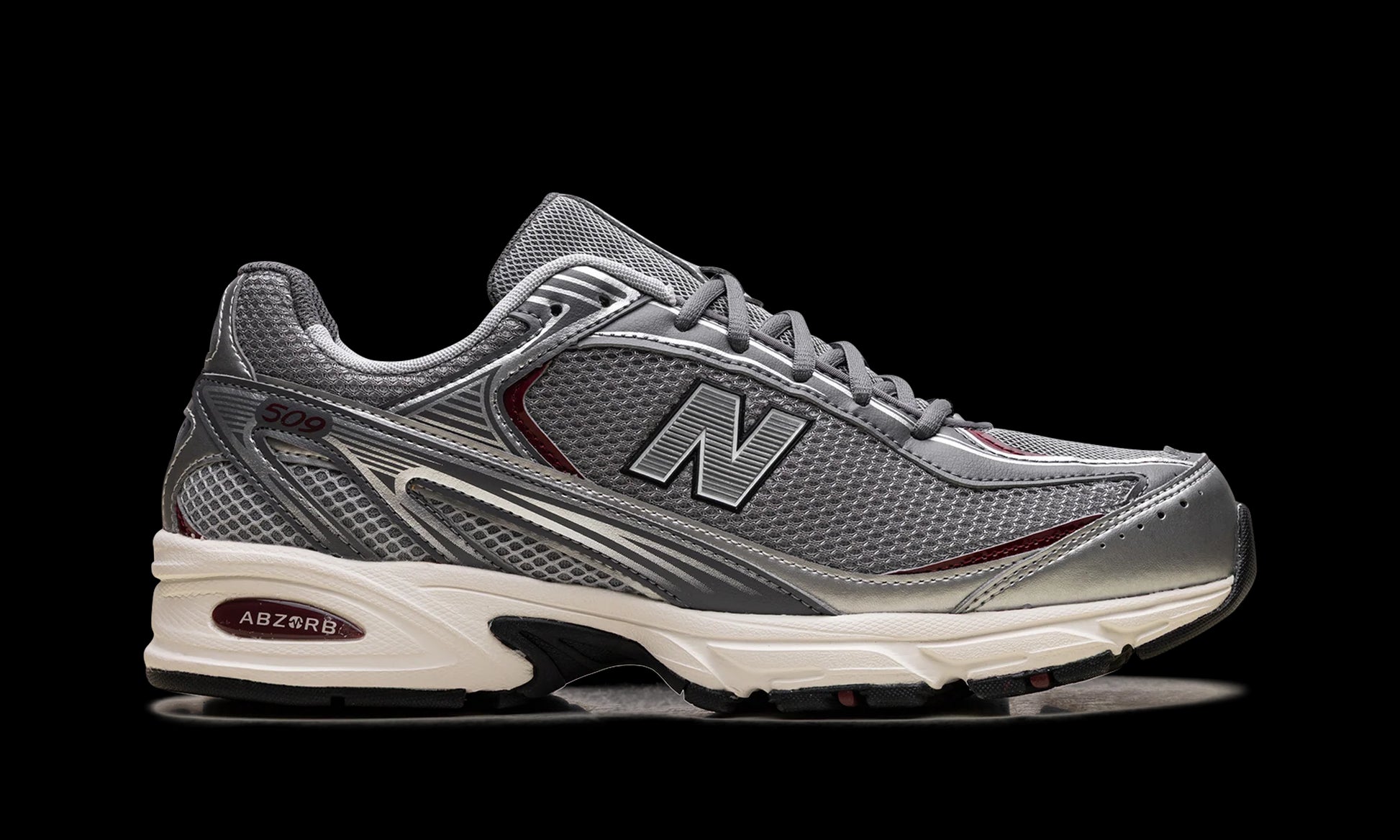 New Balance 509 "SIlver / Red" U509D1