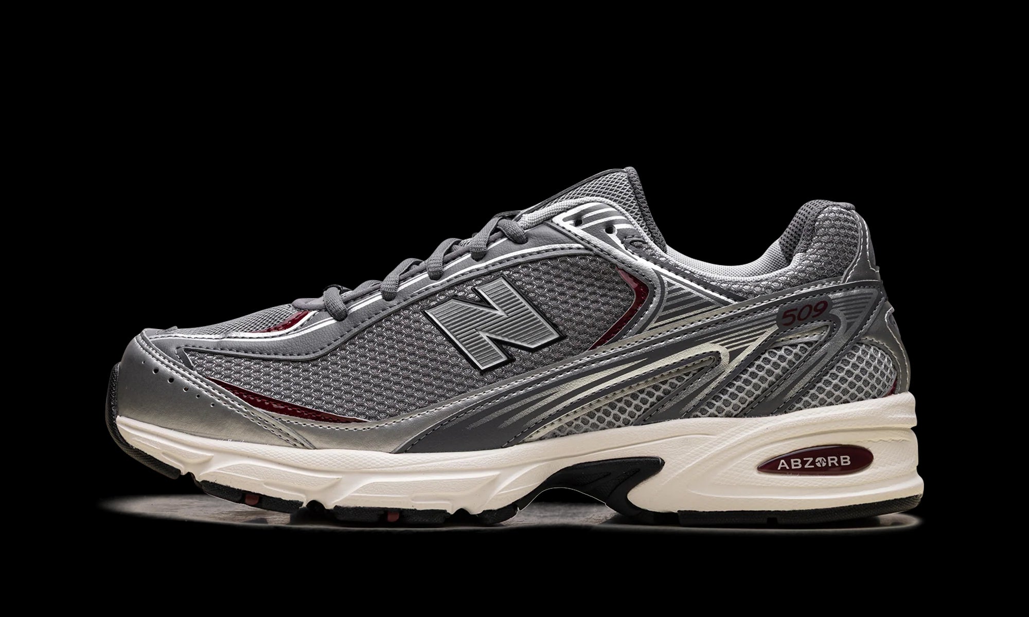 New Balance 509 "SIlver / Red" U509D1