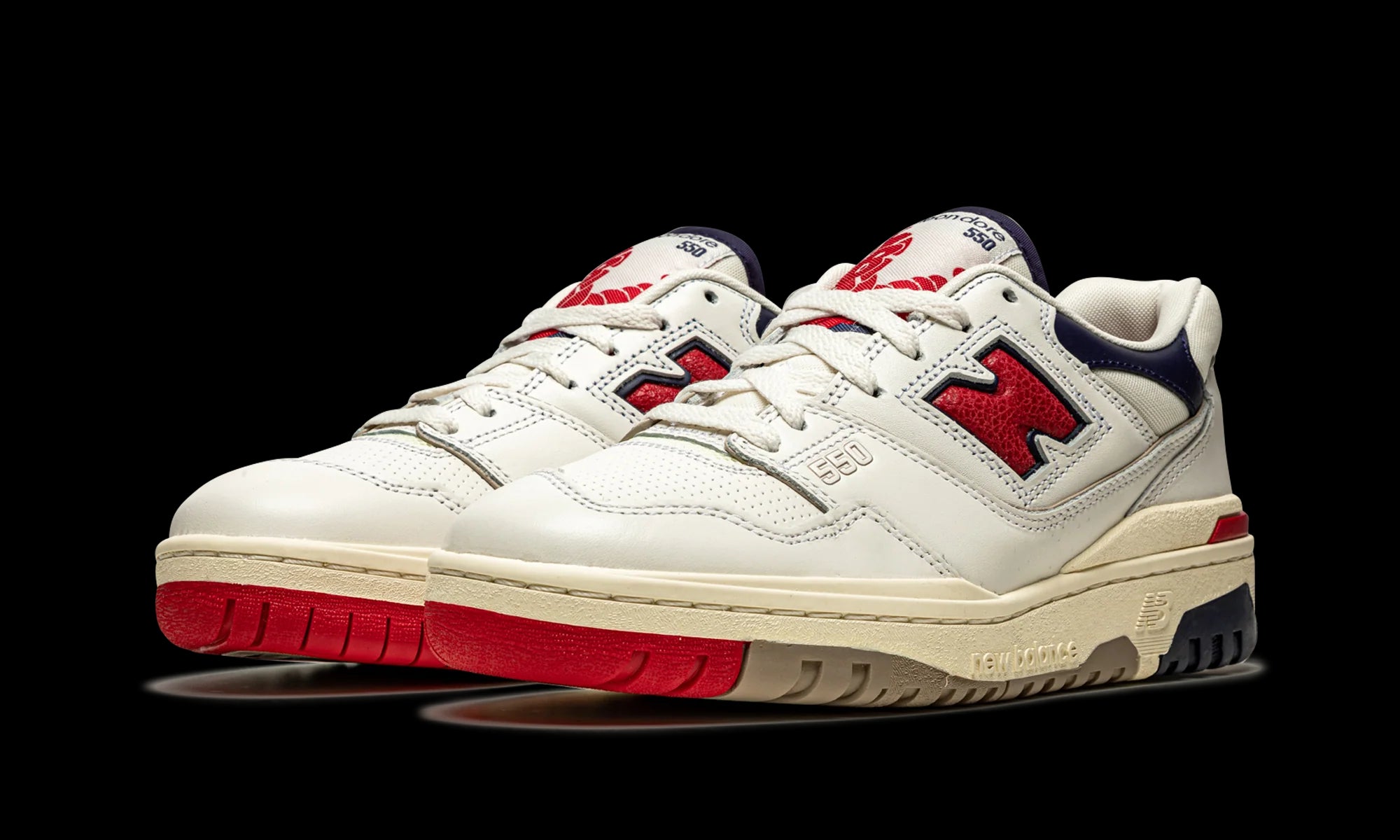 New Balance 550 "Aime Leon Dore - White Navy Red" BB550A3