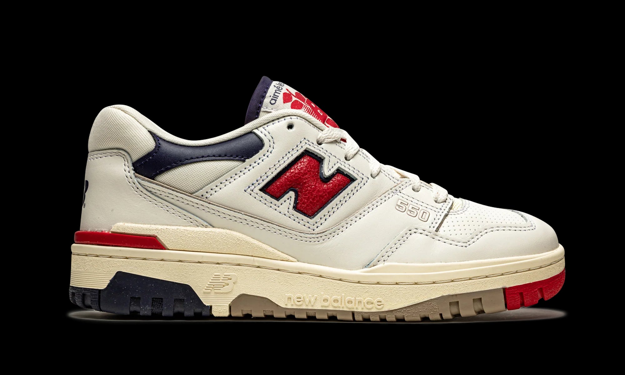 New Balance 550 "Aime Leon Dore - White Navy Red" BB550A3