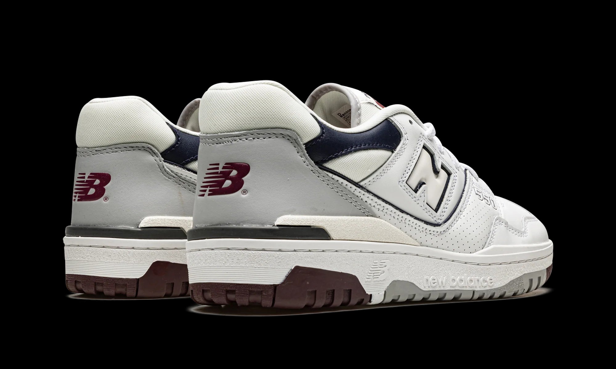 New Balance 550 "White / Indigo / Burgundy" BB550PWB