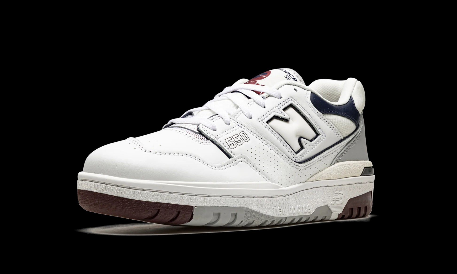 New Balance 550 "White / Indigo / Burgundy" BB550PWB