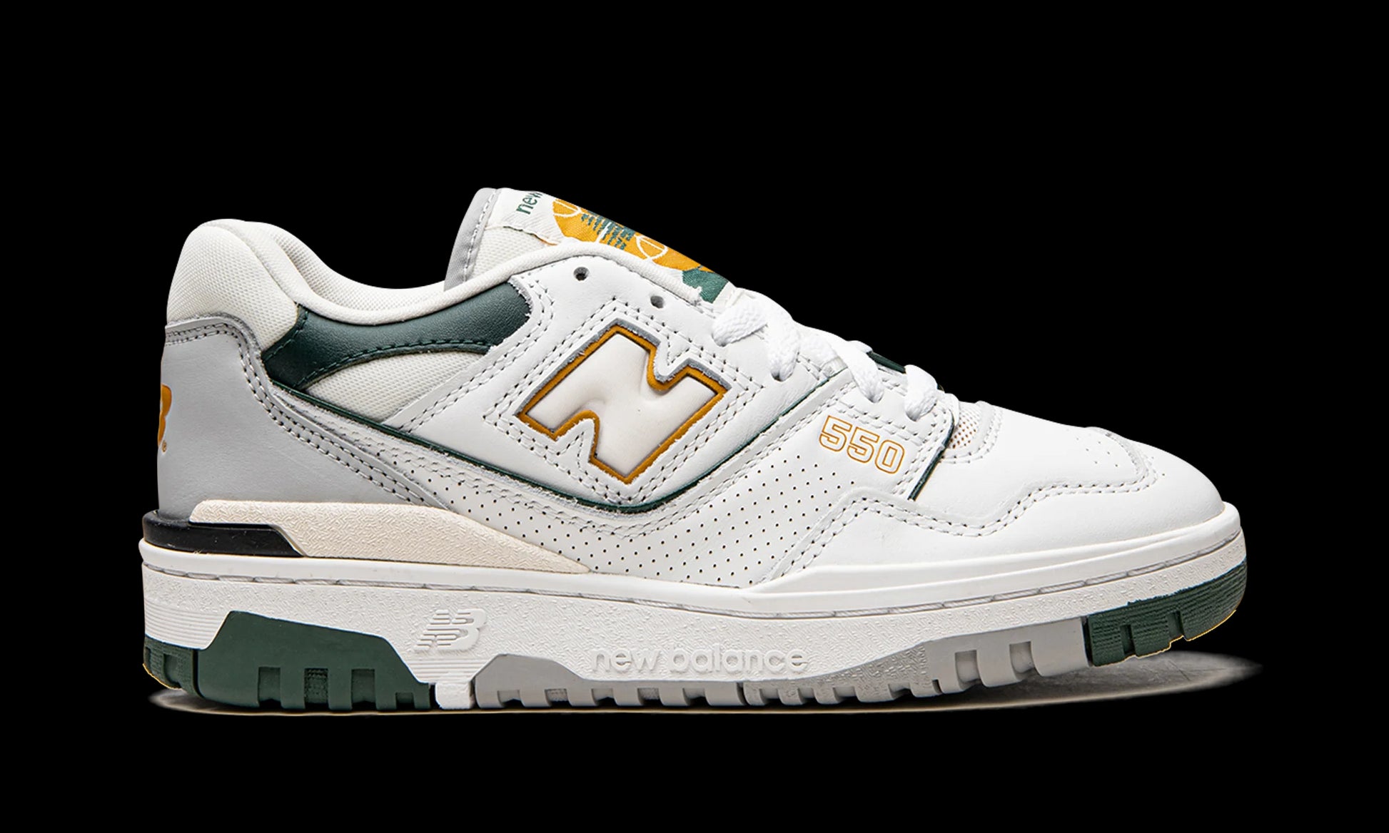 New Balance 550 "White / Nightwatch Green" BB550PWC