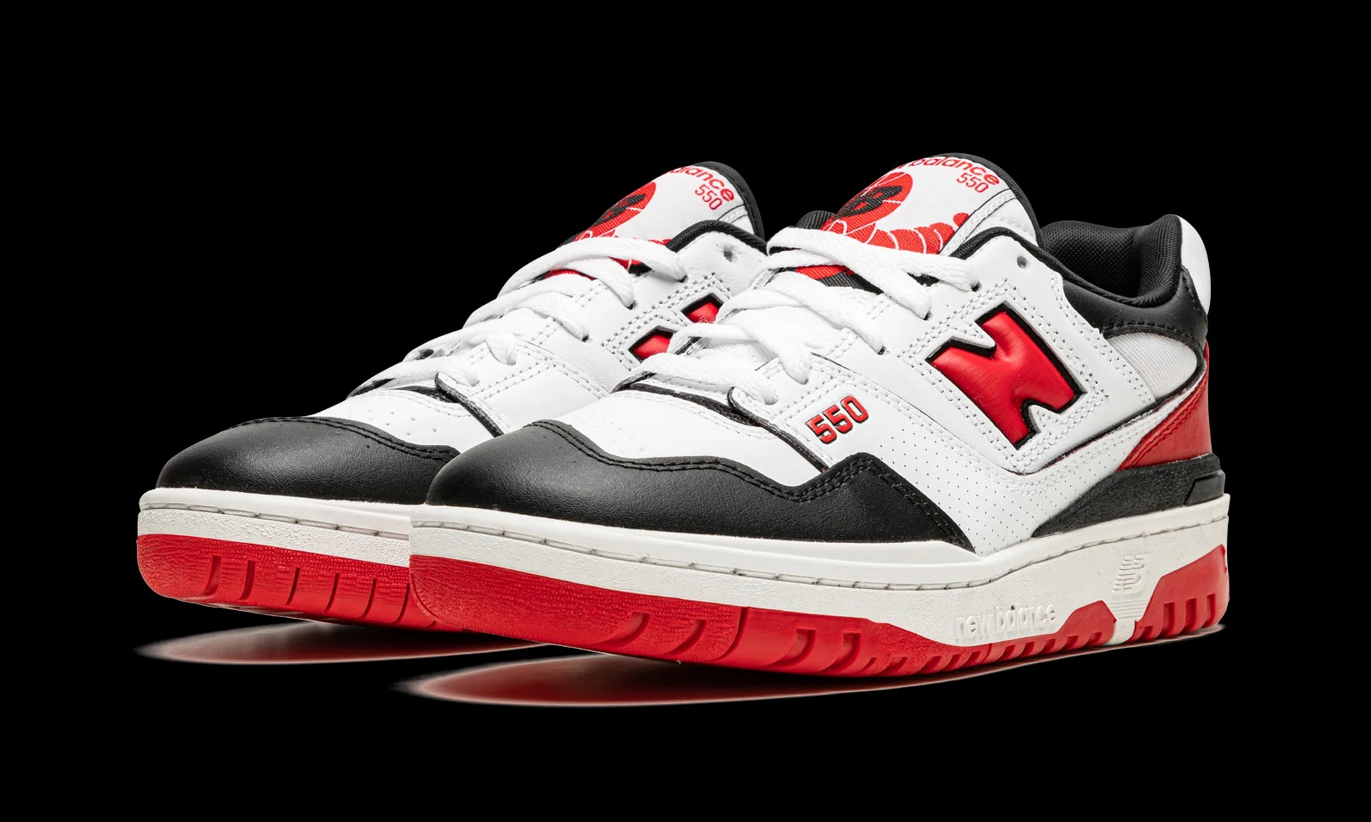 New Balance 550 "White / Red / Black" BB550HR1