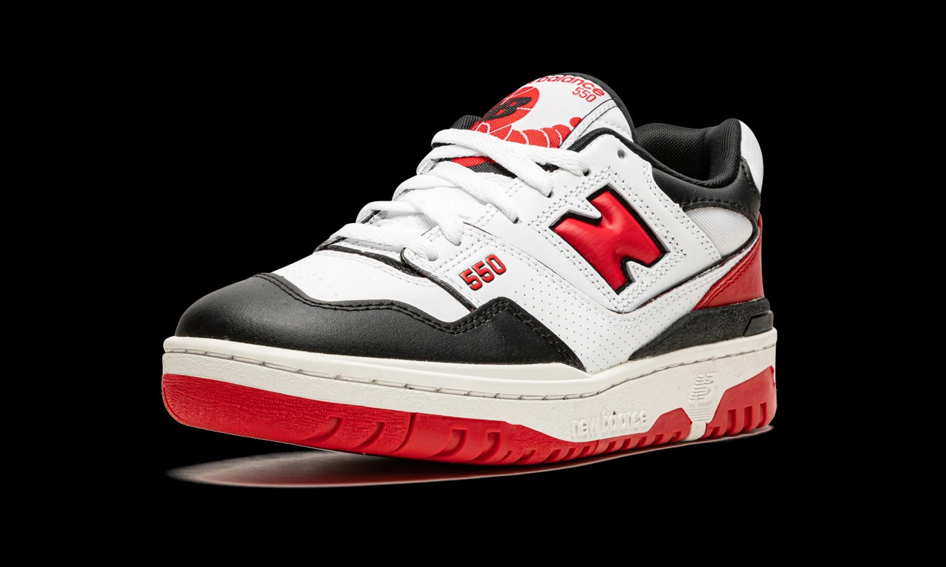 New Balance 550 "White / Red / Black" BB550HR1