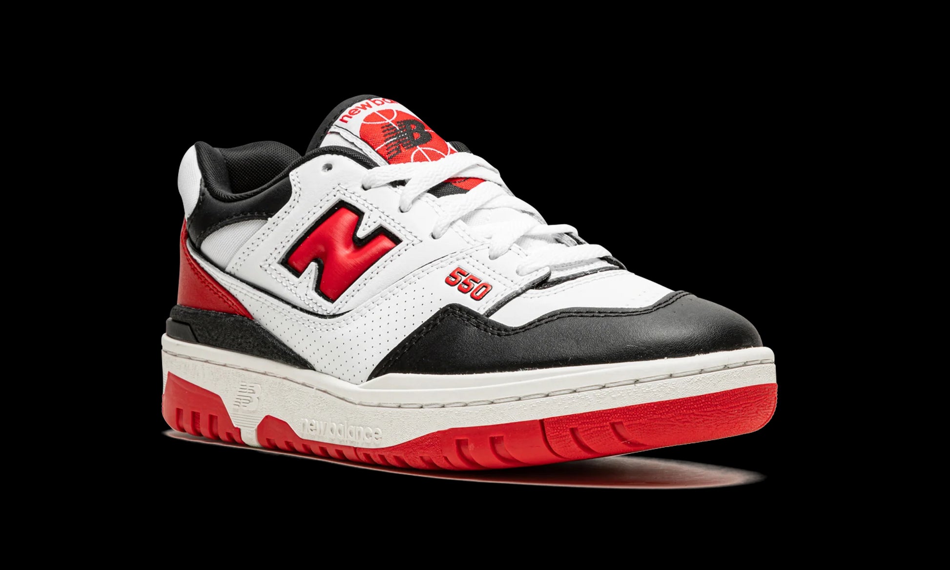 New Balance 550 "White / Red / Black" BB550HR1