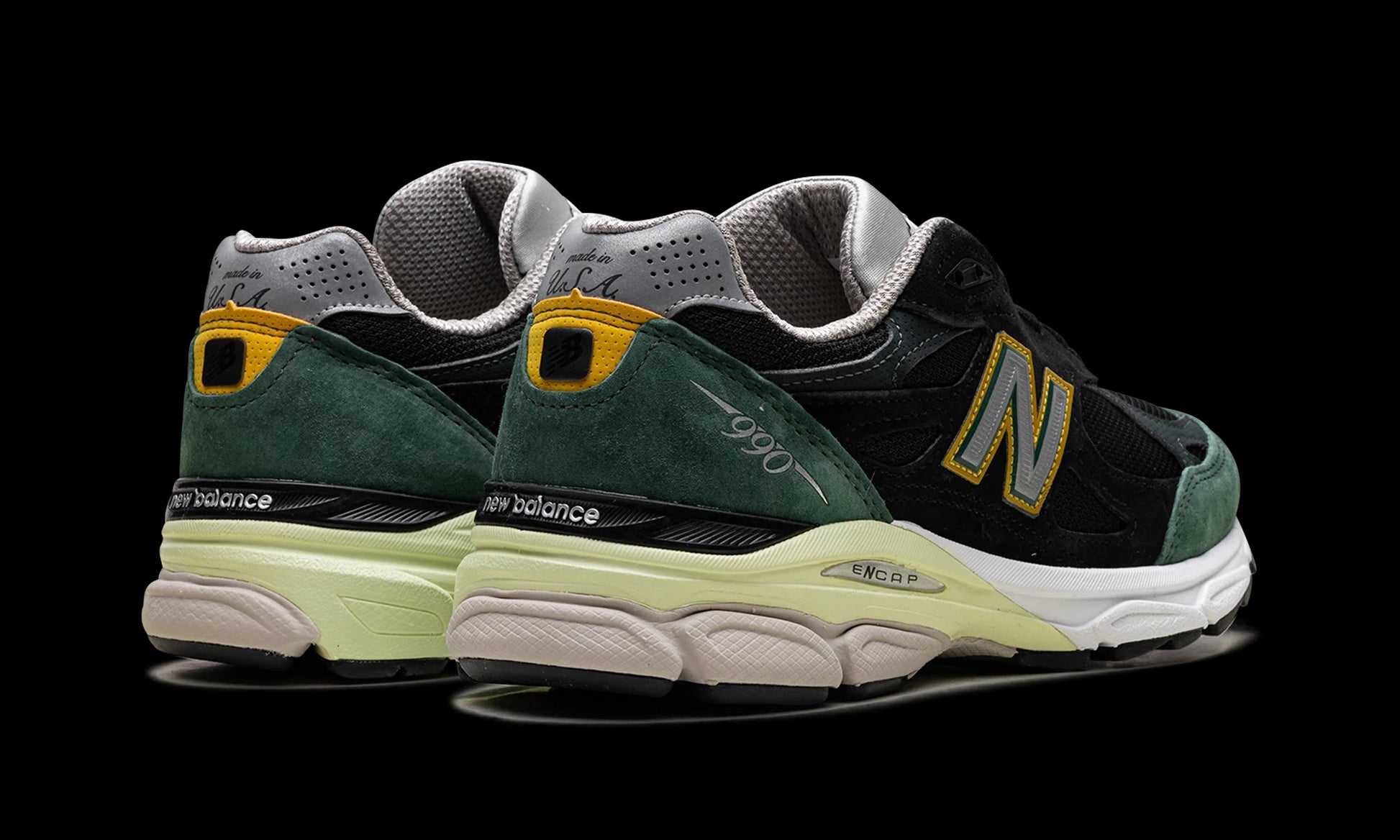 New Balance 990v3 "Black / Green" M990CP3