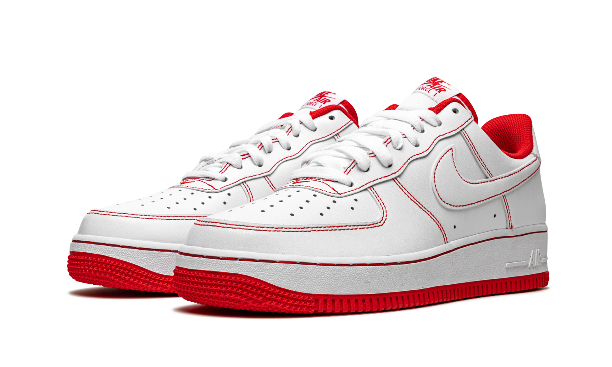 Nike Air Force 1 Low '07 "Contrast Stitch - White University Red" CV1724 100