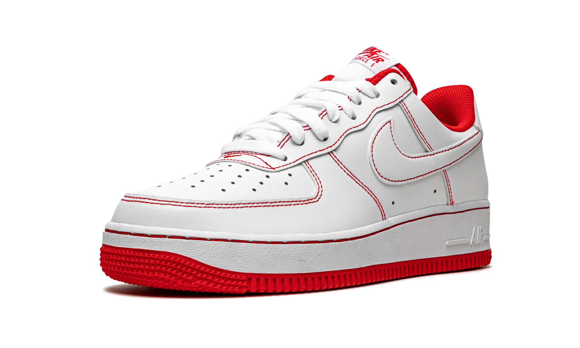 Nike Air Force 1 Low '07 "Contrast Stitch - White University Red" CV1724 100