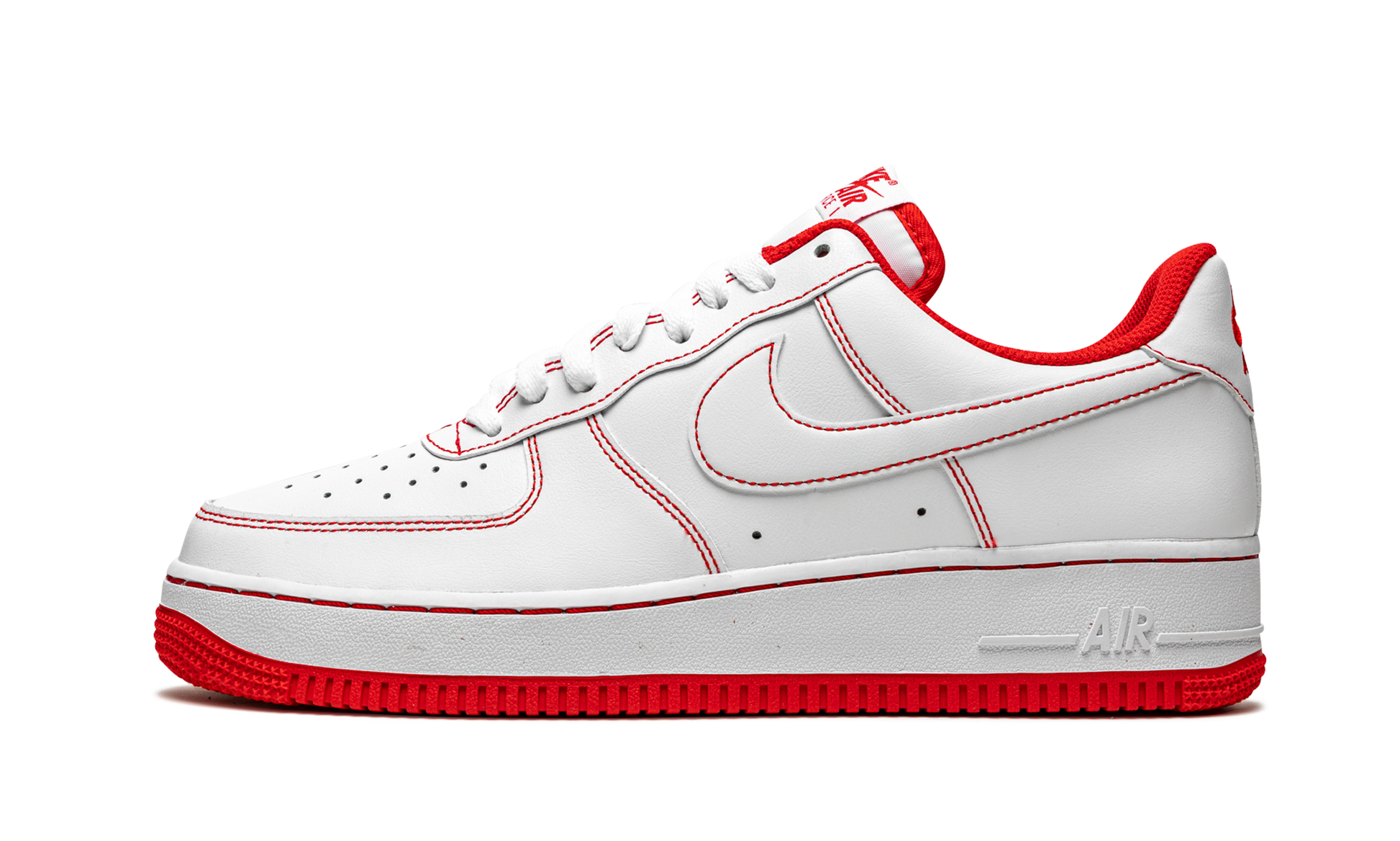 Nike Air Force 1 Low '07 "Contrast Stitch - White University Red" CV1724 100