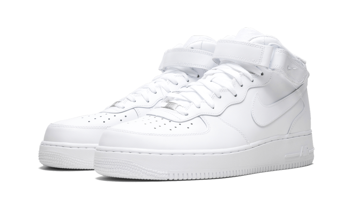 Nike Air Force 1 Mid 07 "White on White" 315123 111