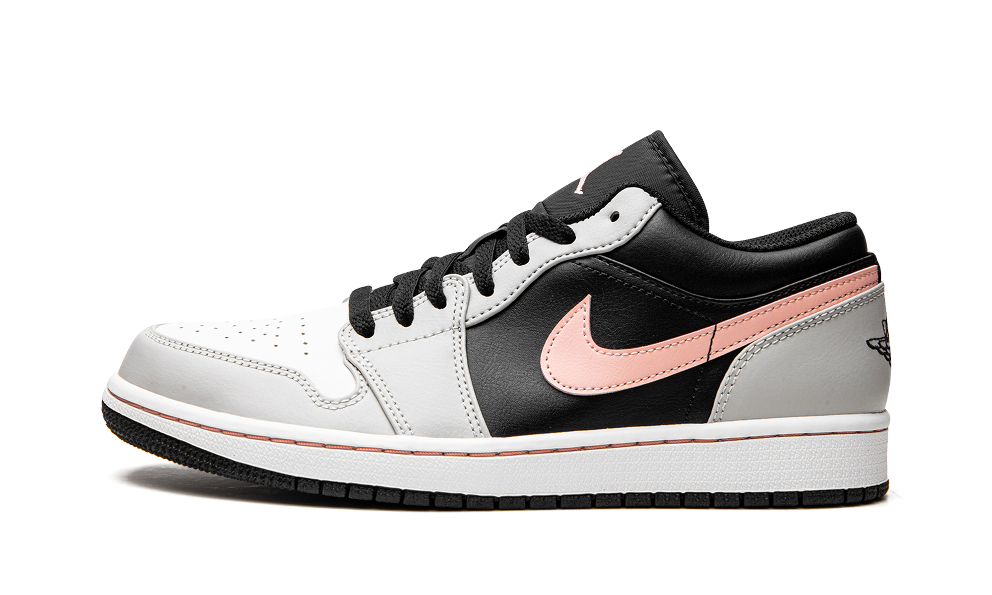Nike Air Jordan 1 Low "Black Grey Coral" 553558 062