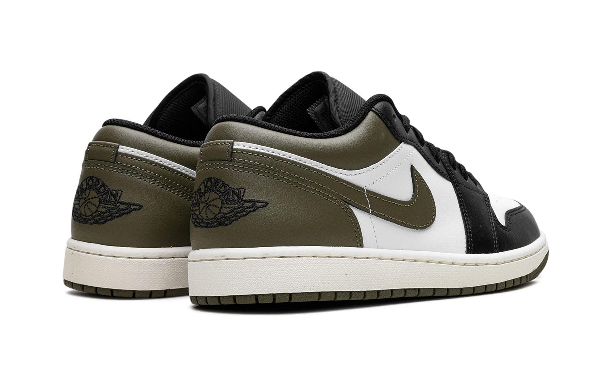 Nike Air Jordan 1 Low "Black Toe Medium Olive" 553558 092
