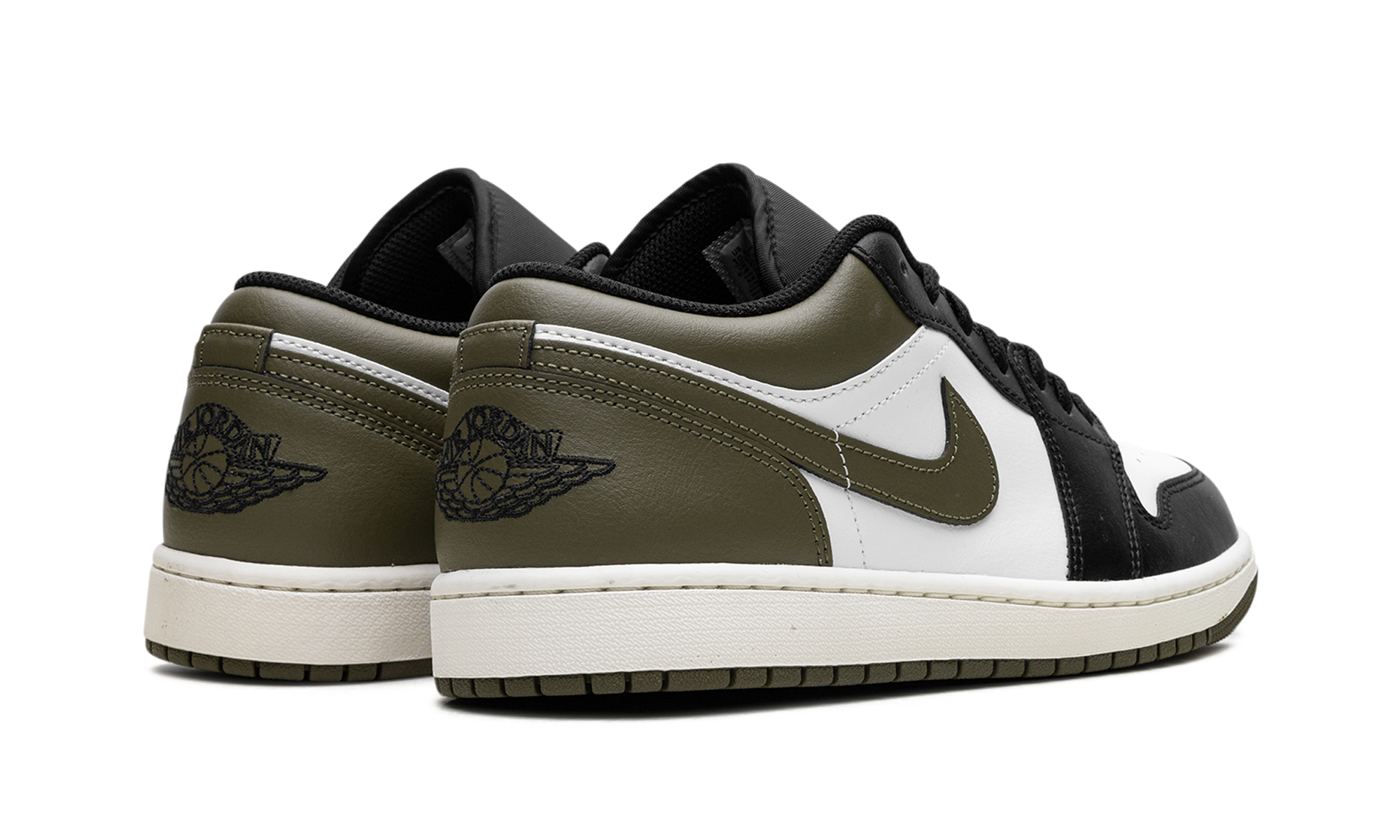 Nike Air Jordan 1 Low "Black Toe Medium Olive" 553558 092