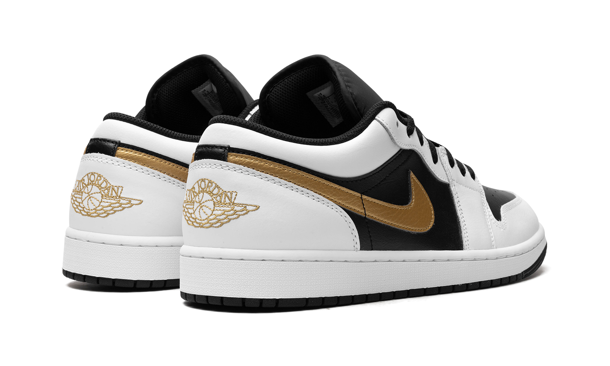 Nike Air Jordan 1 Low "Gold Swoosh" 553558 172