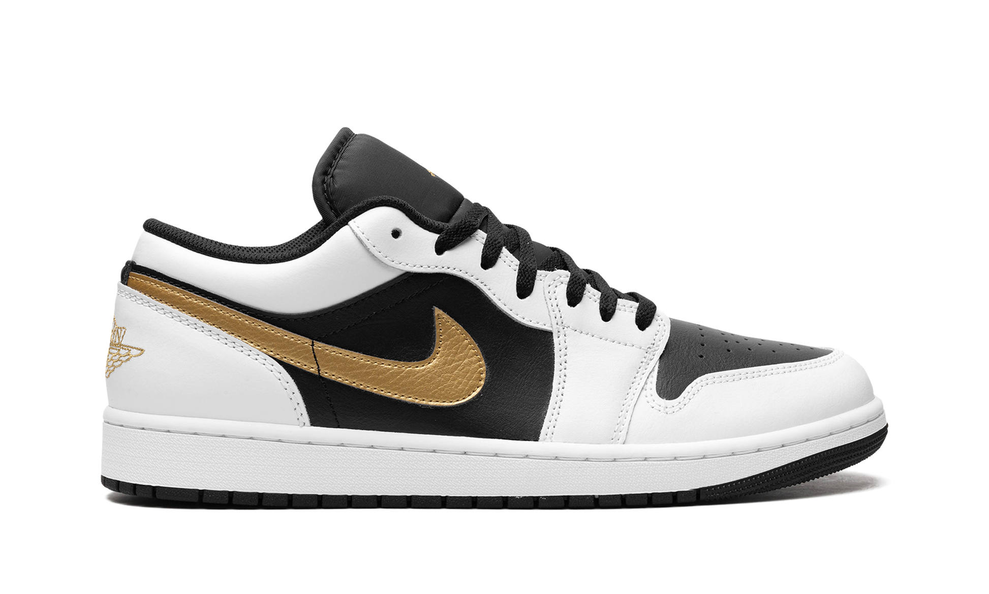 Nike Air Jordan 1 Low "Gold Swoosh" 553558 172