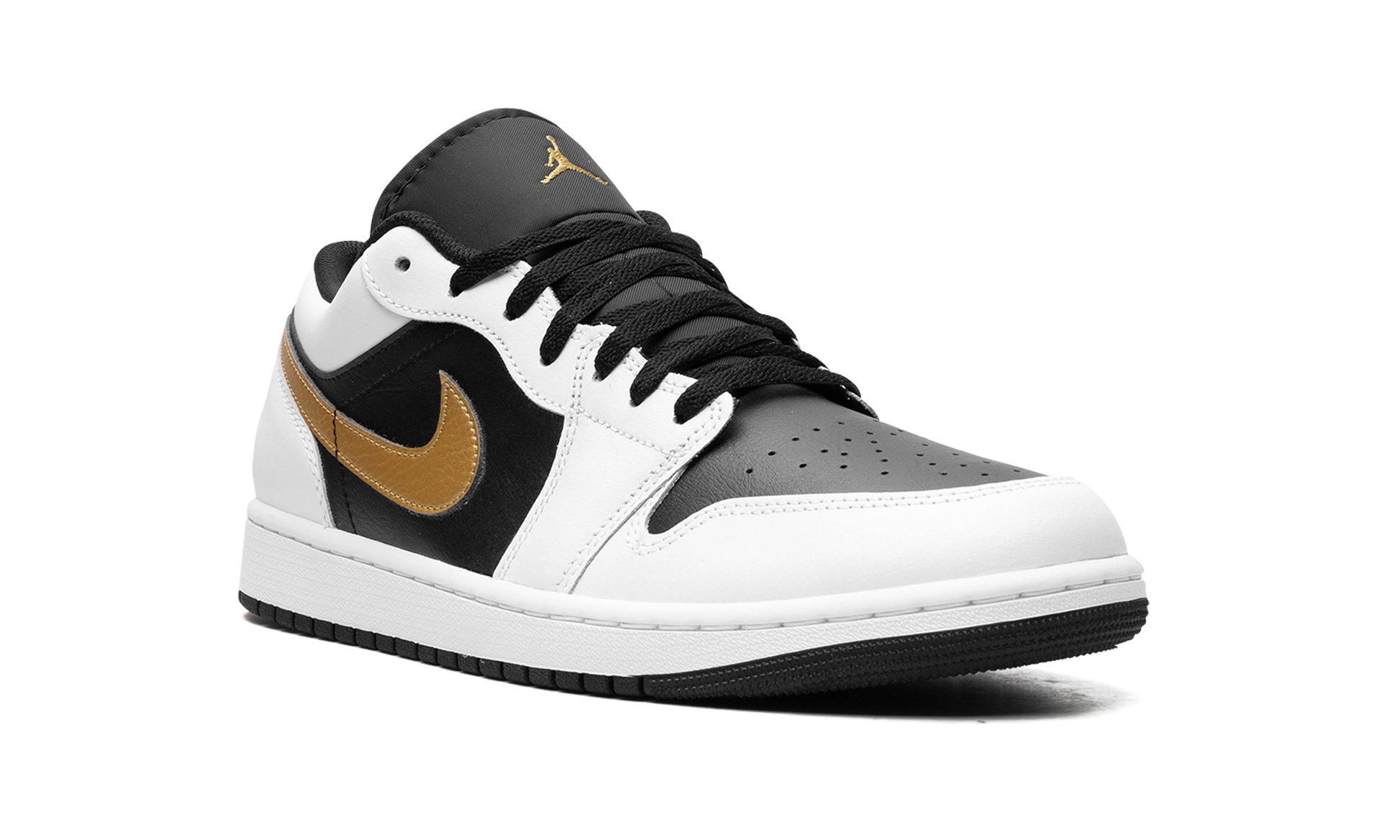 Nike Air Jordan 1 Low "Gold Swoosh" 553558 172