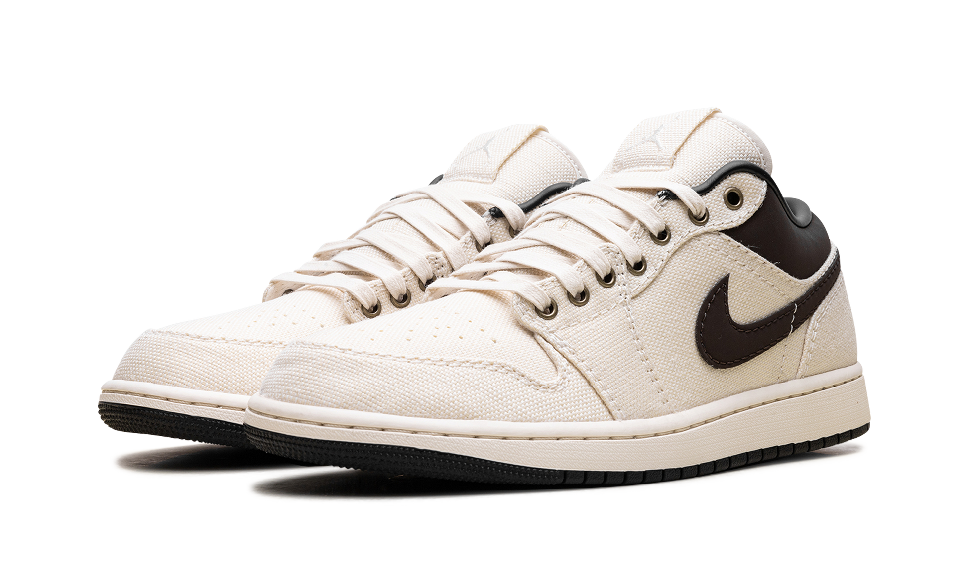 Nike Air Jordan 1 Low Premium "Pale Ivory Baroque Brown" IB8058 110