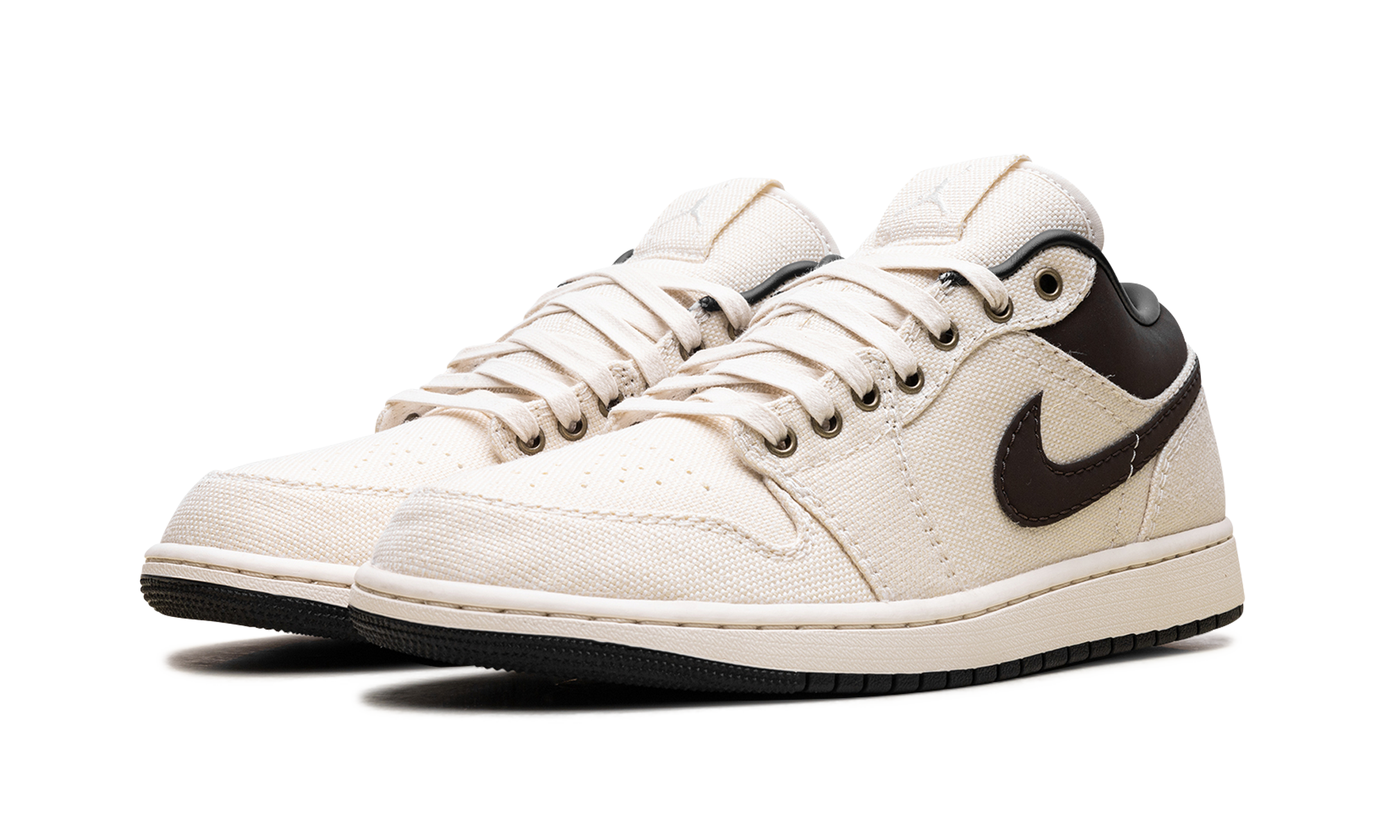 Nike Air Jordan 1 Low Premium "Pale Ivory Baroque Brown" IB8058 110