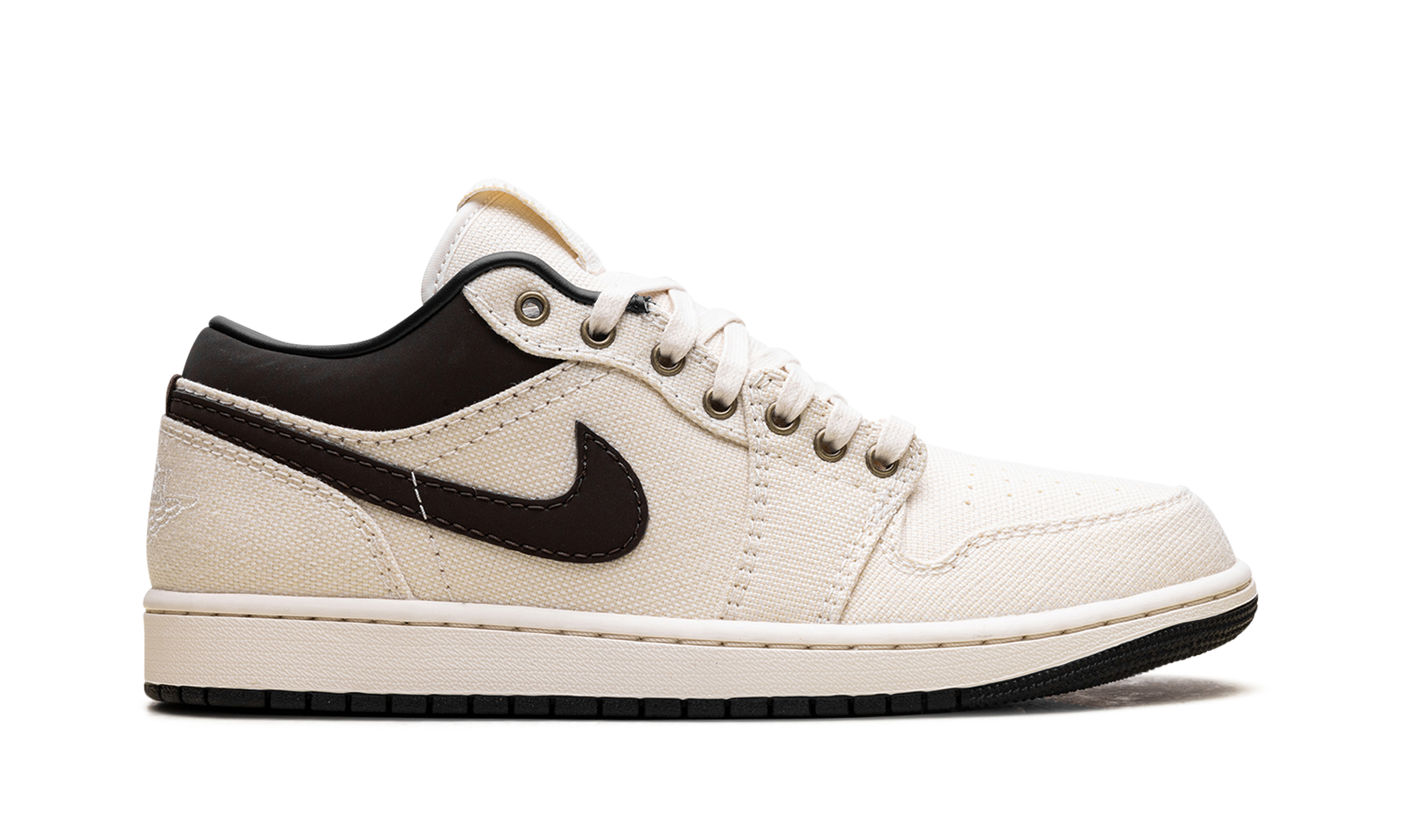 Nike Air Jordan 1 Low Premium "Pale Ivory Baroque Brown" IB8058 110