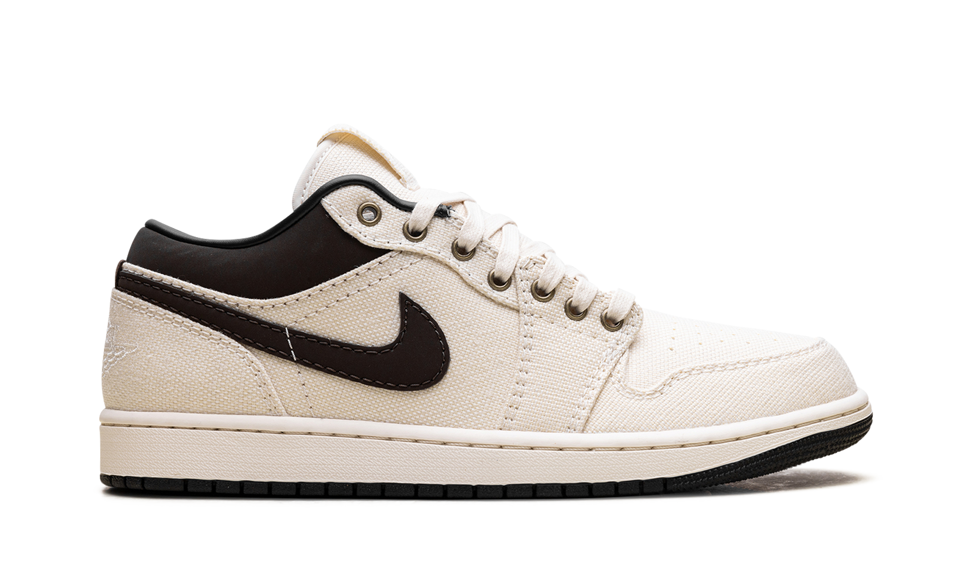 Nike Air Jordan 1 Low Premium "Pale Ivory Baroque Brown" IB8058 110