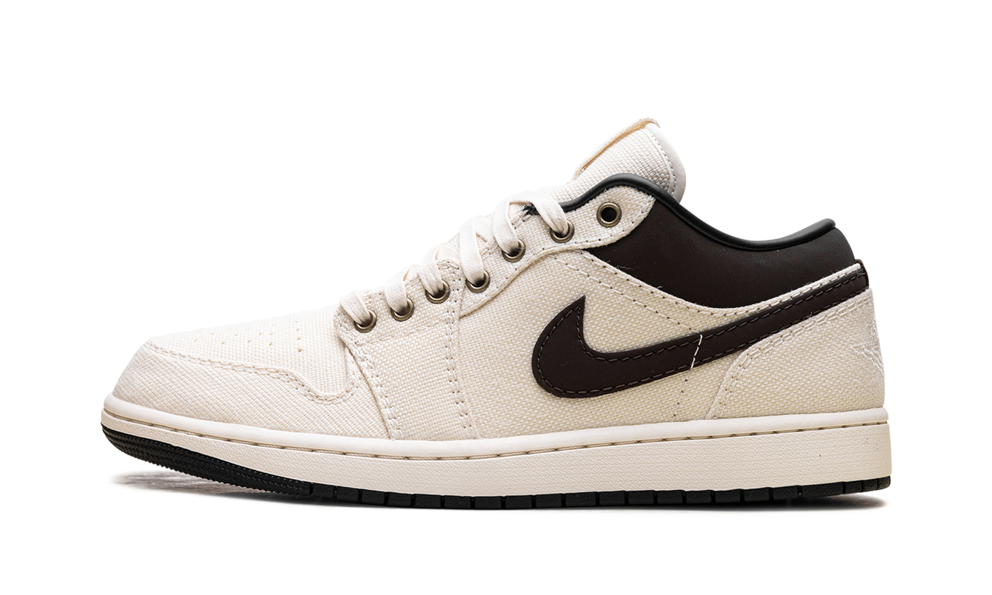 Nike Air Jordan 1 Low Premium "Pale Ivory Baroque Brown" IB8058 110