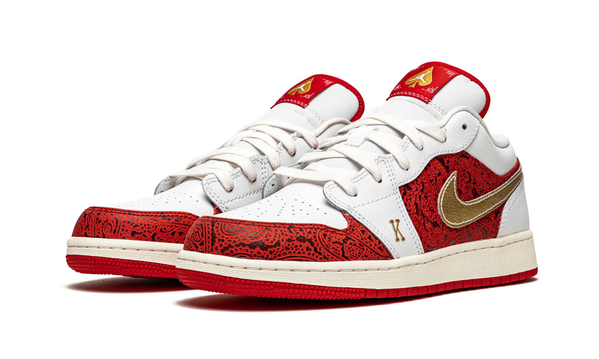 Nike Air Jordan 1 Low SE GS "Spades" DJ5186 100