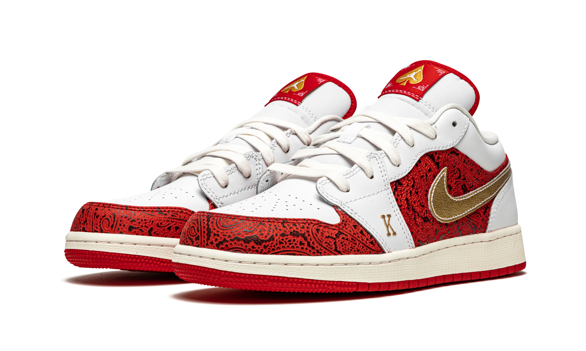 Nike Air Jordan 1 Low SE GS "Spades" DJ5186 100