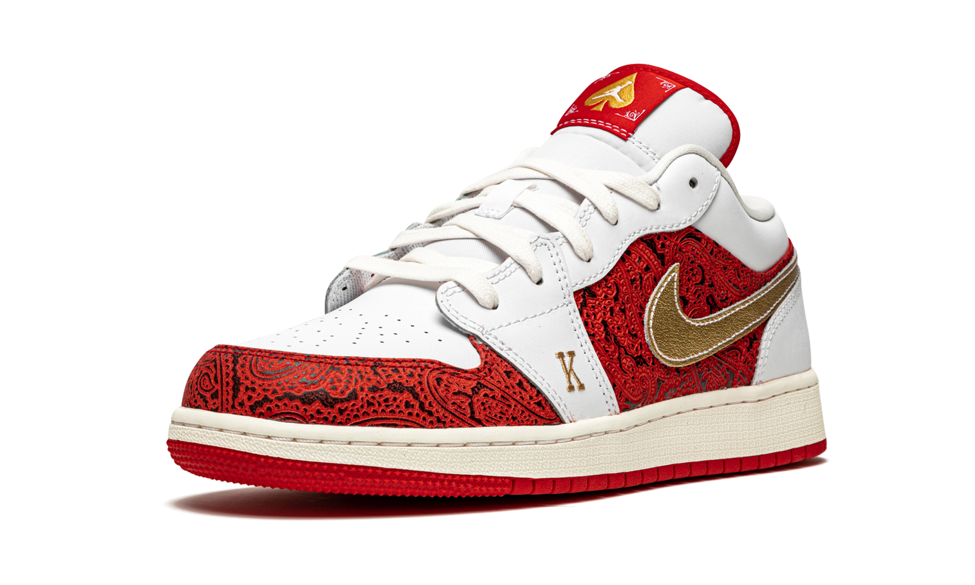 Nike Air Jordan 1 Low SE GS "Spades" DJ5186 100