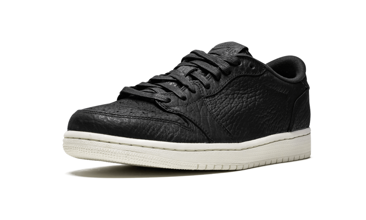 Nike Air Jordan 1 Low Swooshless "Black" 848775 005
