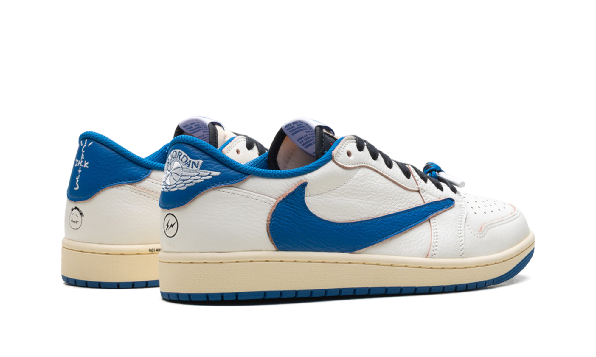 Nike Air Jordan 1 Low "Travis Scott - Fragment - Sail" DM7866 104