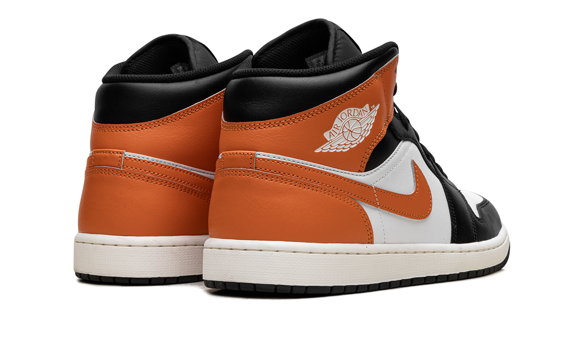 Nike Air Jordan 1 Mid "Black Toe Starfish" DQ8426 801