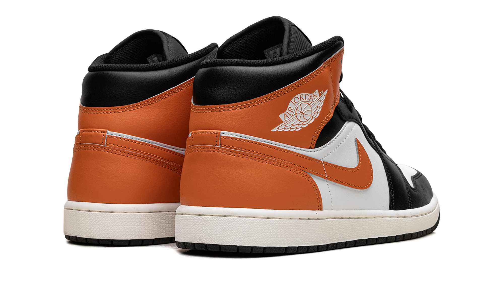 Nike Air Jordan 1 Mid "Black Toe Starfish" DQ8426 801