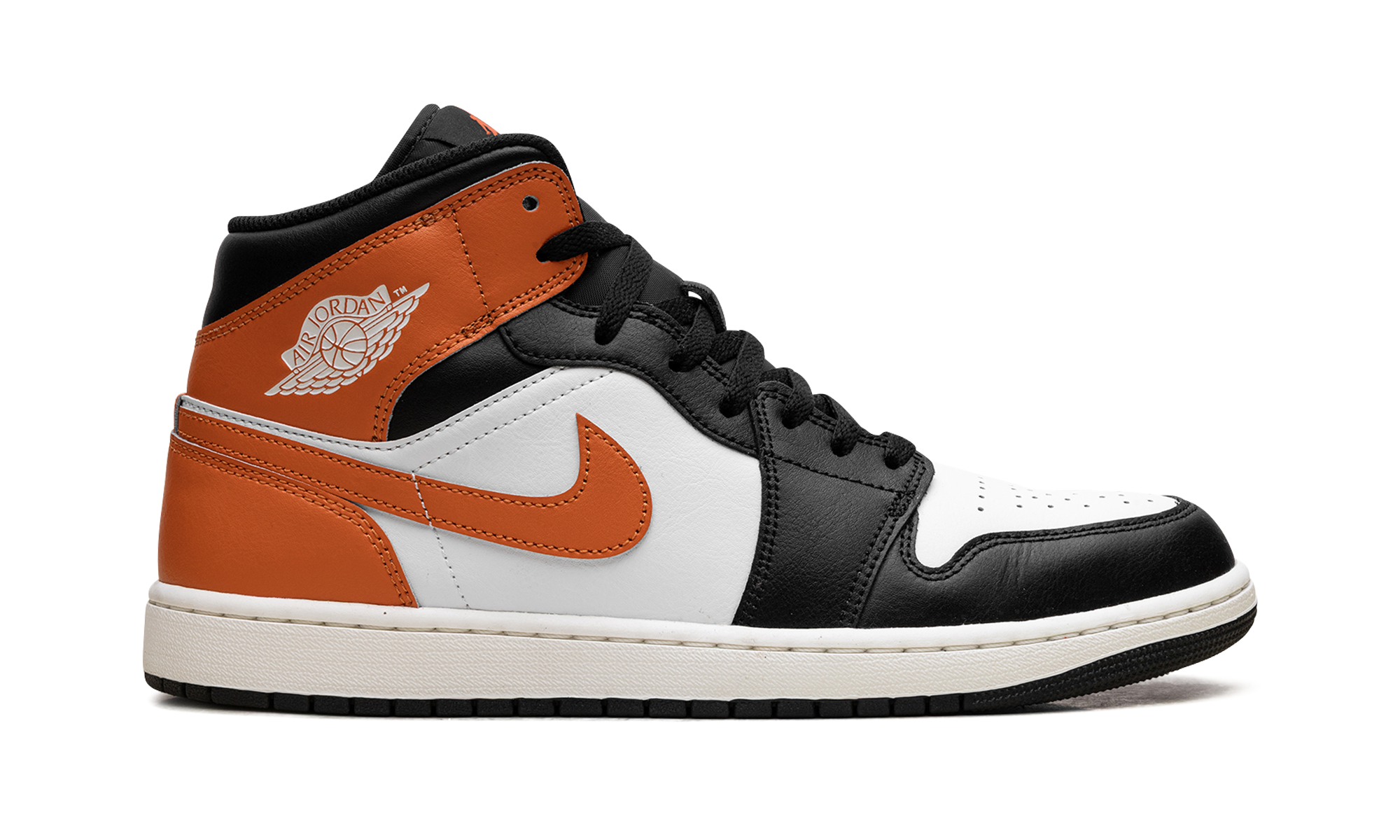 Nike Air Jordan 1 Mid "Black Toe Starfish" DQ8426 801