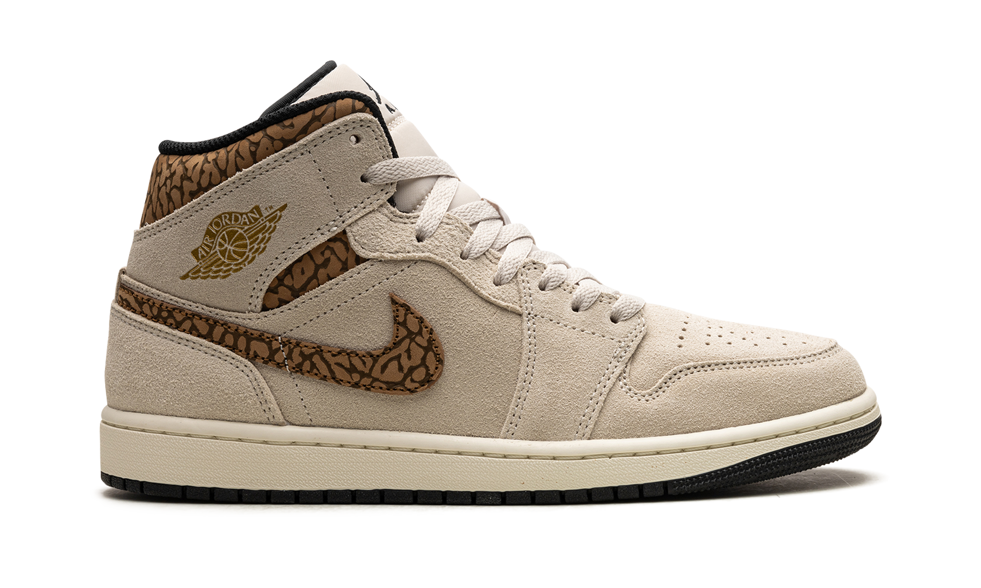 Nike Air Jordan 1 Mid "Brown Elephant" DZ4129 102