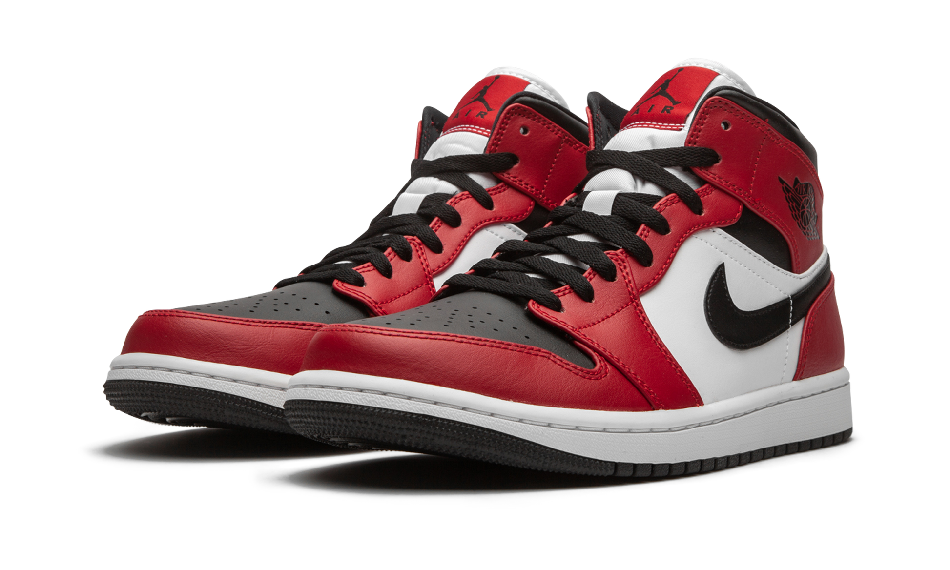 Nike Air Jordan 1 Mid "Chicago Black Toe" 554724 069