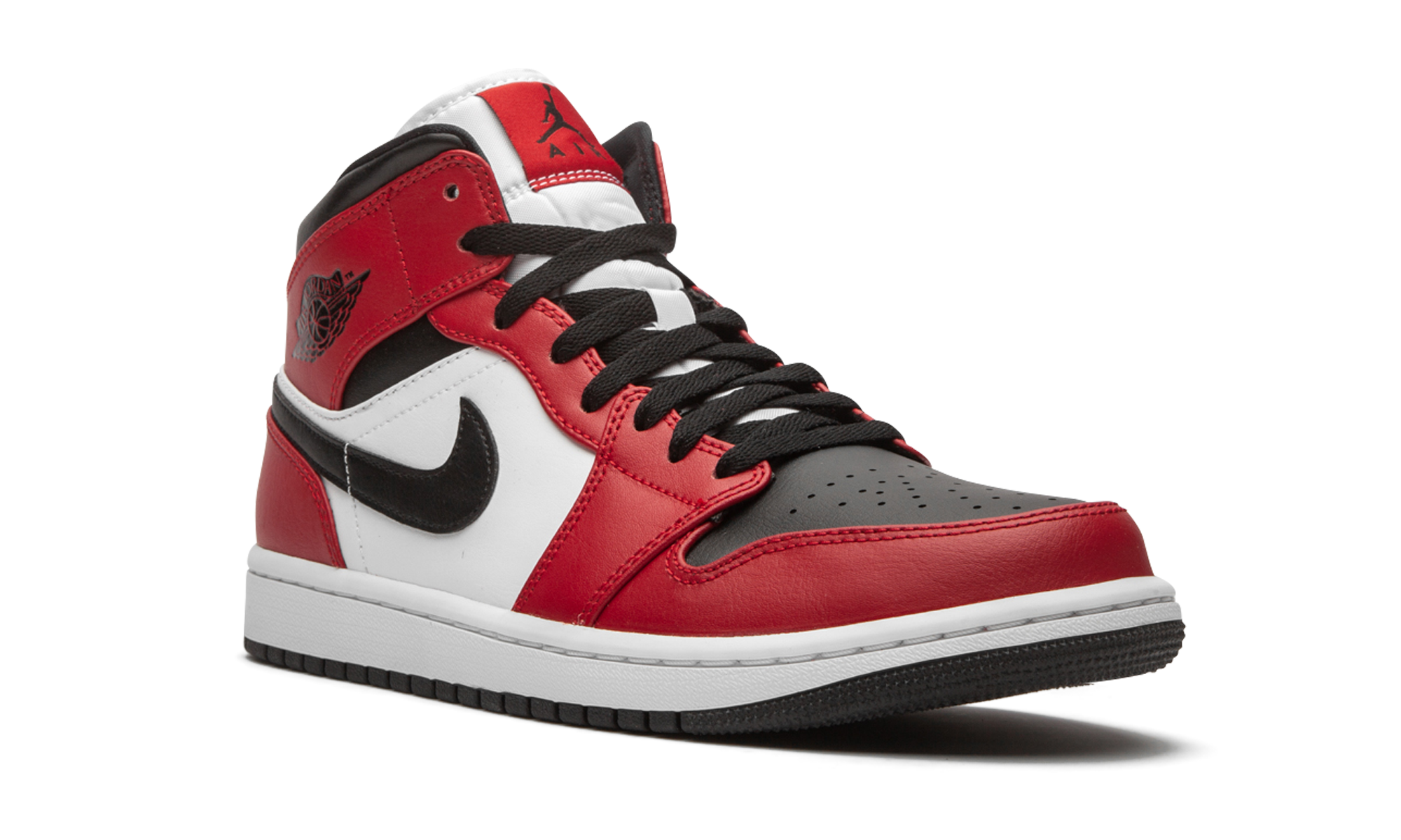 Nike Air Jordan 1 Mid "Chicago Black Toe" 554724 069