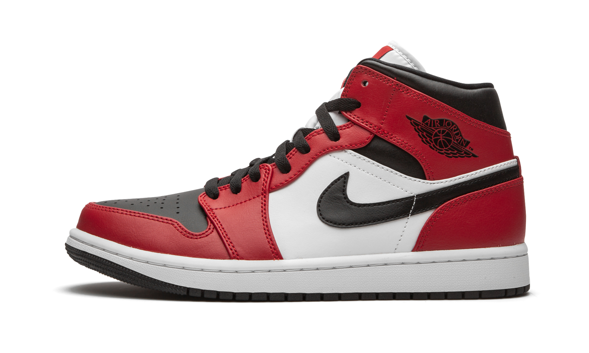 Nike Air Jordan 1 Mid "Chicago Black Toe" 554724 069