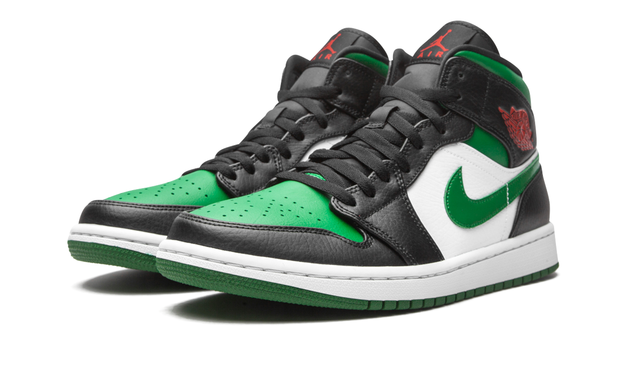 Nike Air Jordan 1 Mid "Green Toe" 554724 067