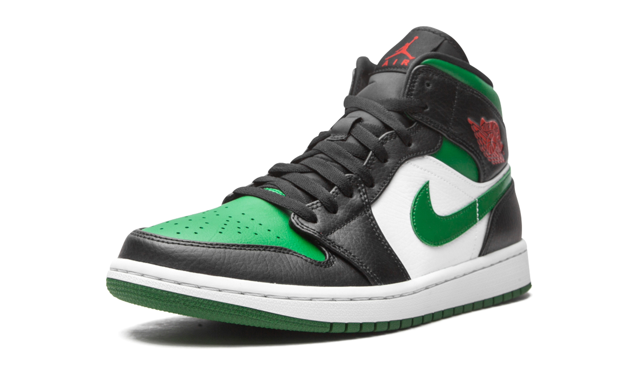 Nike Air Jordan 1 Mid "Green Toe" 554724 067
