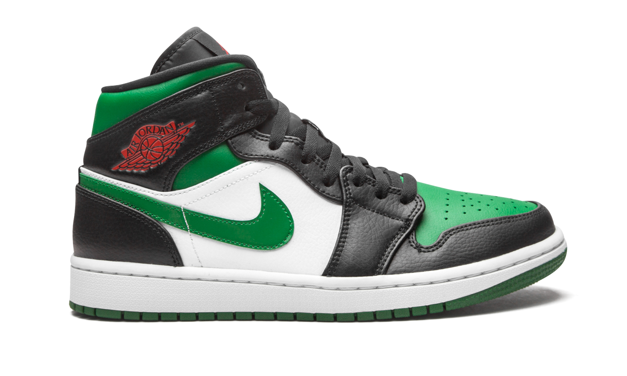 Nike Air Jordan 1 Mid "Green Toe" 554724 067