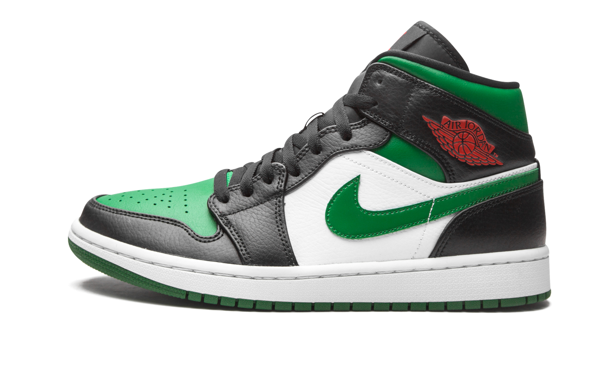Nike Air Jordan 1 Mid "Green Toe" 554724 067