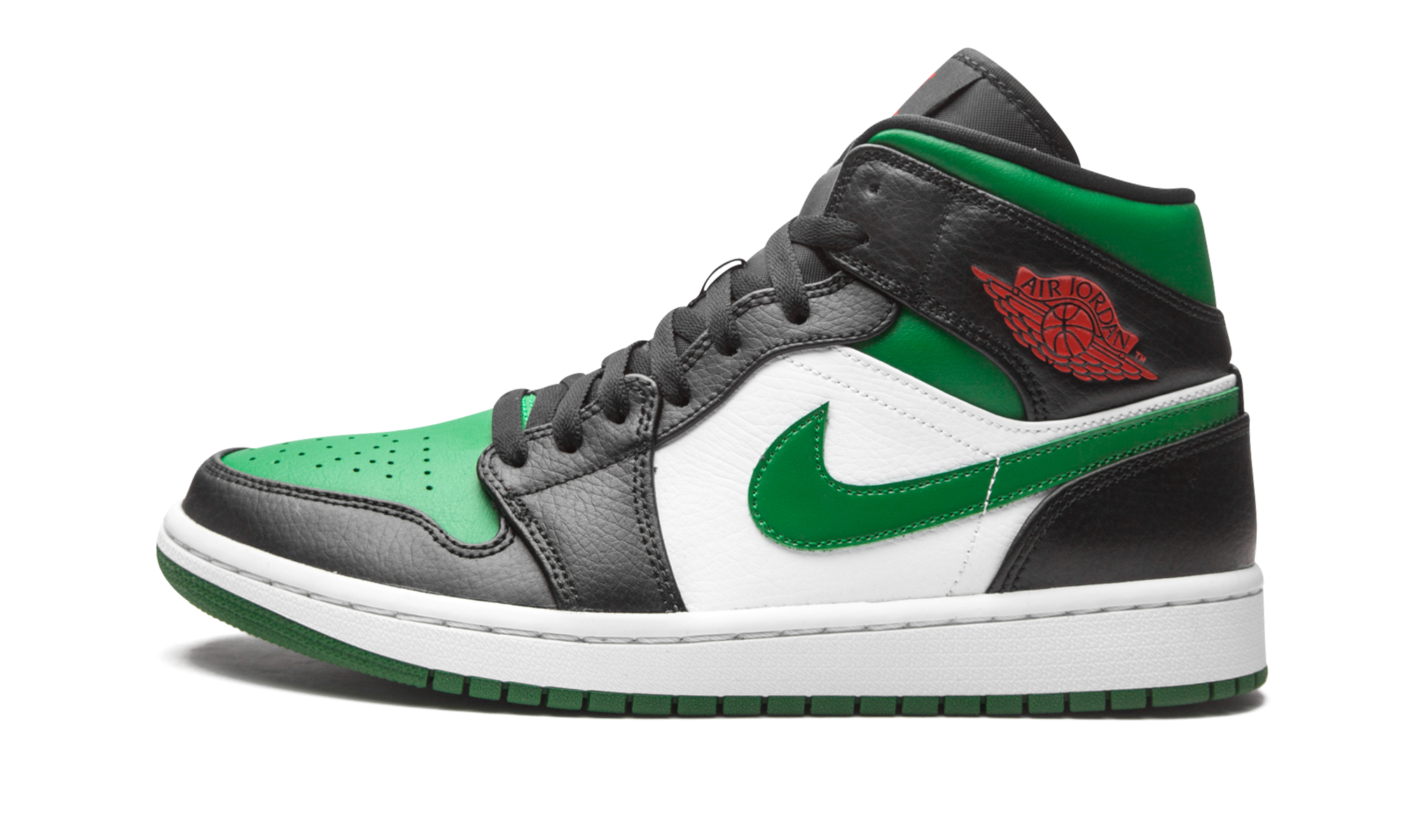 Nike Air Jordan 1 Mid "Green Toe" 554724 067
