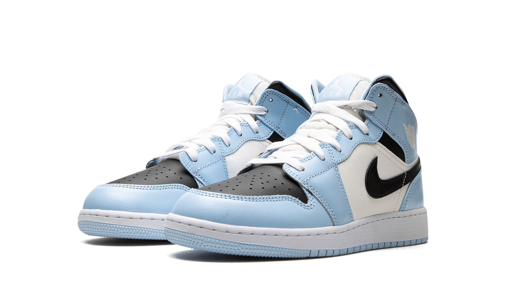Nike Air Jordan 1 Mid GS "Ice Blue" 555112 401