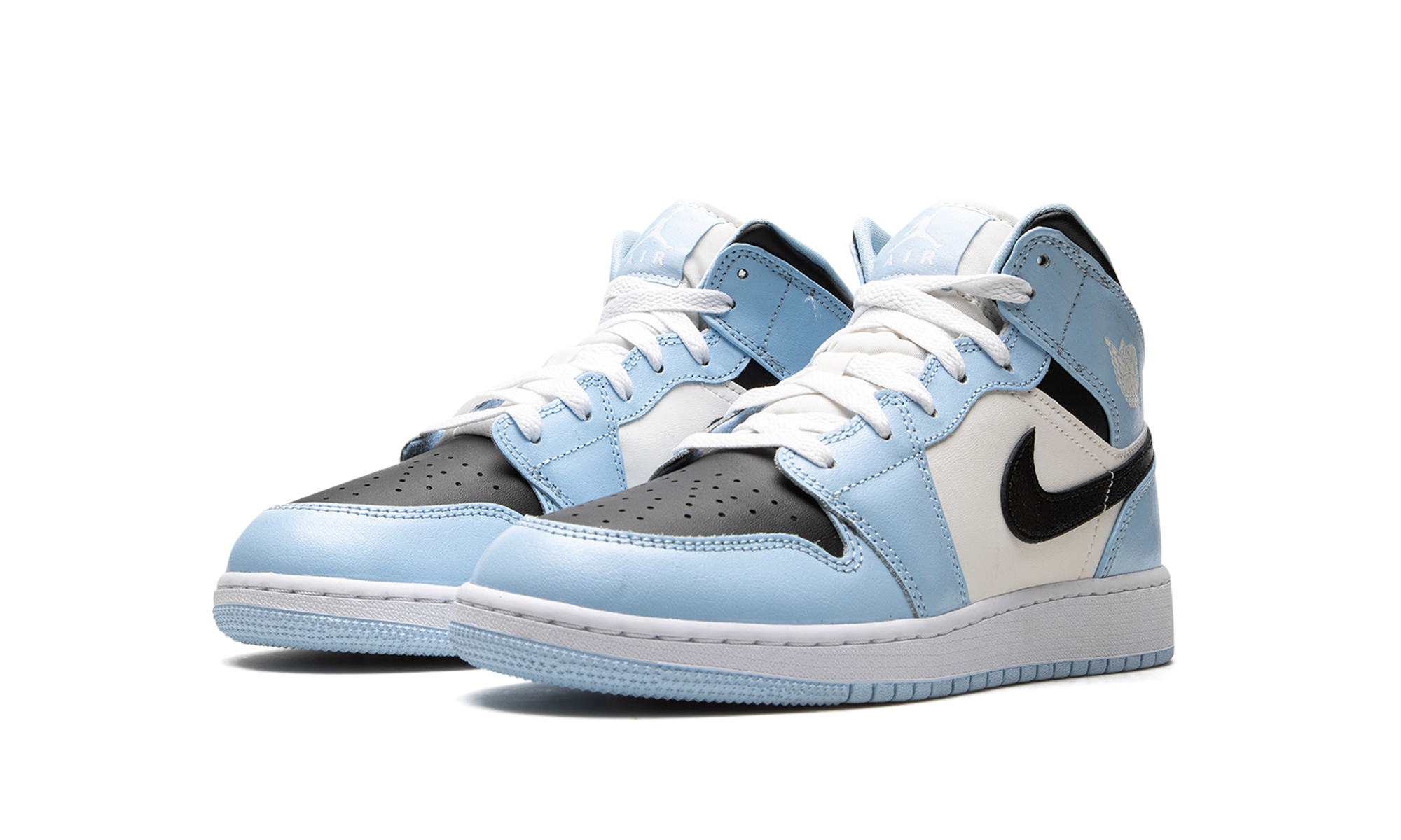 Nike Air Jordan 1 Mid GS "Ice Blue" 555112 401